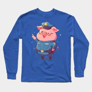 police pig Long Sleeve T-Shirt